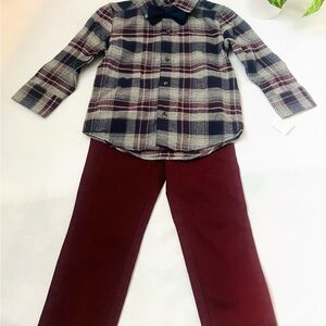 Carter’s just one you boy outfit size 2T . NWT